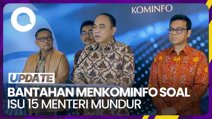 Pernyataan Menkominfo soal Isu Mundurnya 15 Menteri dari Kabinet Jokowi
