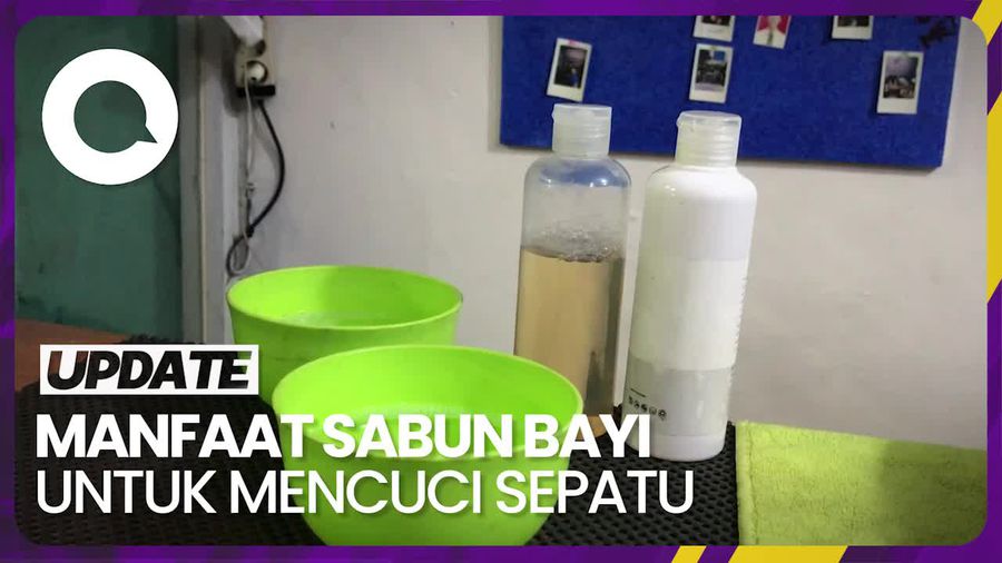 Sabun Bayi Disebut Aman untuk Mencuci Sepatu