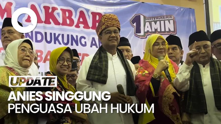 Anies: Kita Ingin Menjaga Negeri Ini Tetap Jadi Negara Hukum