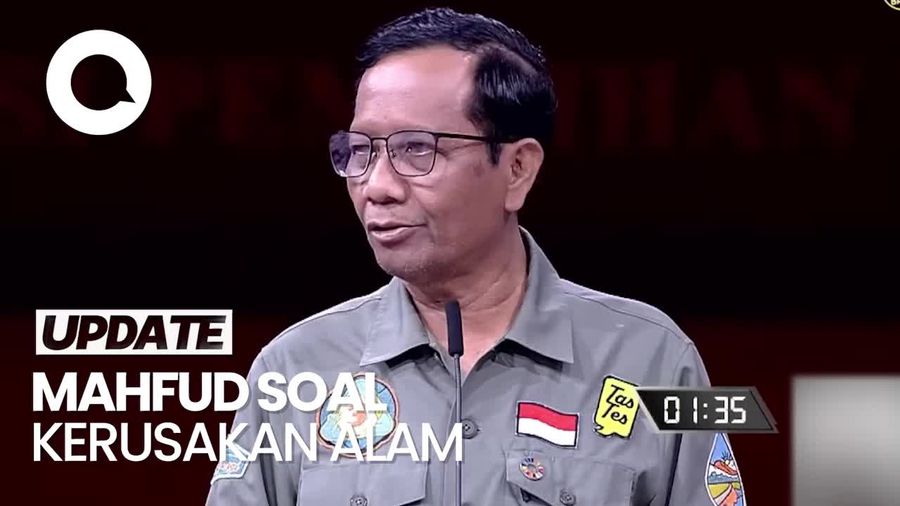 Mahfud Bawa Ayat Al-Quran Saat Paparkan Visi Misi