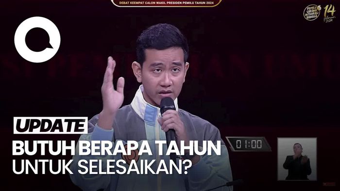 Singgung Program PTSL, Gibran: 110 Juta Sertifikat Tanah Beres, Dulu Cuma 500 Ribu