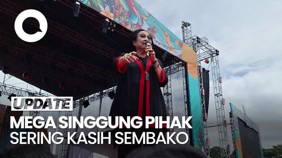Megawati Sentil Pihak yang Terus-terusan Kasih Sembako: Duitnya dari Mana?