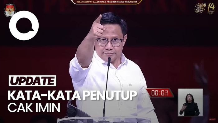 Tutup Debat, Cak Imin Bawa-bawa Al-Quran dan Paus Fransiskus