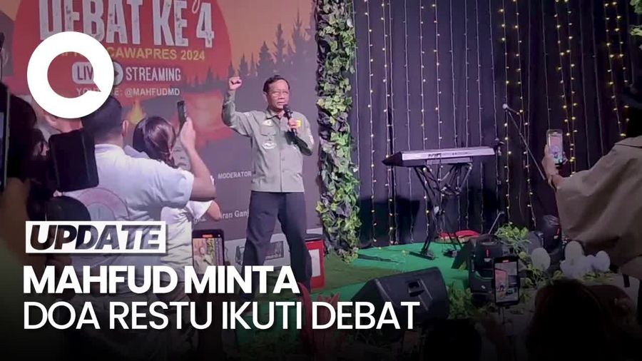 Mahfud Persilakan Relawan Nobar Debat: Sangat Bermutu untuk Ditonton