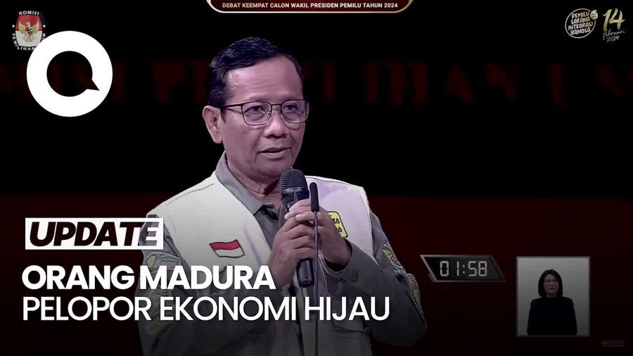 Saat Mahfud Sebut Orang Madura Pelopor Ekonomi Hijau