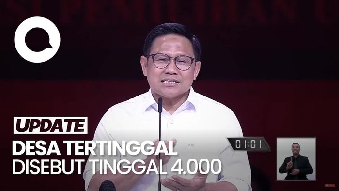 Cak Imin Sebut dari 13 Ribu Desa Tertinggal, Hari Ini Tinggal 4 Ribu