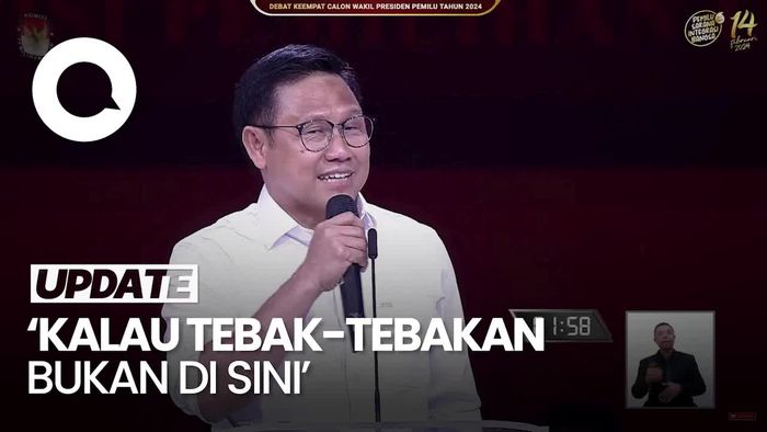 Gibran Tanya Lithium Ferrofosfat, Cak Imin: Kita di Sini Bukan Tebak-tebakan