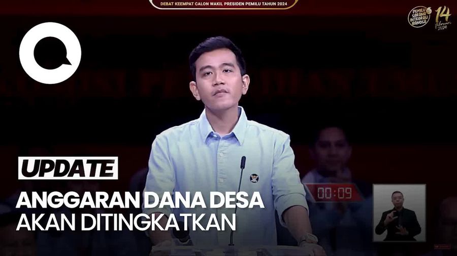 Gibran Siap Lanjutkan Reforma Agraria-Anggaran Dana Desa