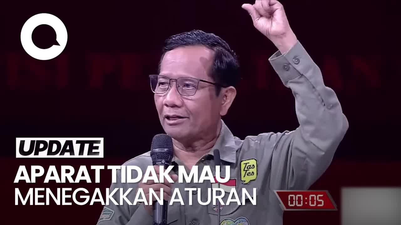 Mahfud Soal Kasus Tanah Adat: Aparat Tidak Mau Menegakkan Aturan