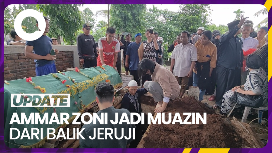 Ammar Zoni Ajukan Diri Jadi Muazin di Pemakaman Ayahnya