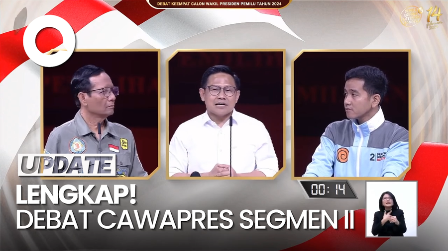 Gibran soal Energi Hijau, Mahfud soal Tambang Ilegal, Cak Imin soal Pangan