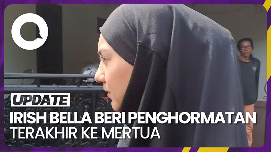 Irish Bella Datang Melayat Ke Ayah Ammar Zoni