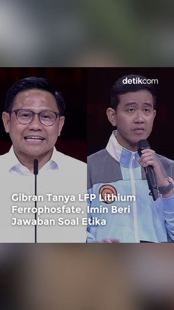 Gibran Tanya Soal LFP, Cak Imin Kasih Jawaban Etika