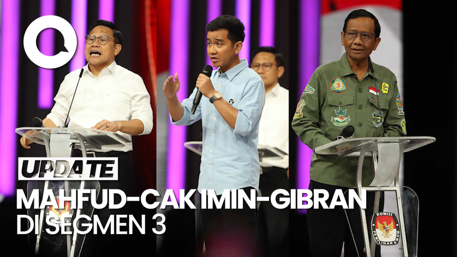 Mahfud soal Masyarakat Adat, Cak Imin soal Desa, Gibran soal Agraria