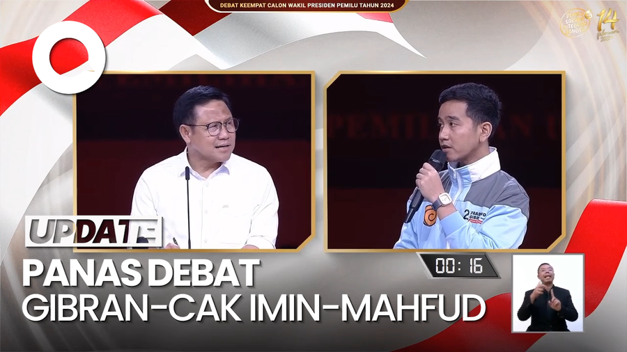 Saling Tanya-Jawab Cawapres di Debat Segmen 5 Berlangsung Panas!