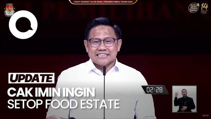 Cak Imin Ingin Food Estate Disetop: Abaikan Petani-Merusak Lingkungan