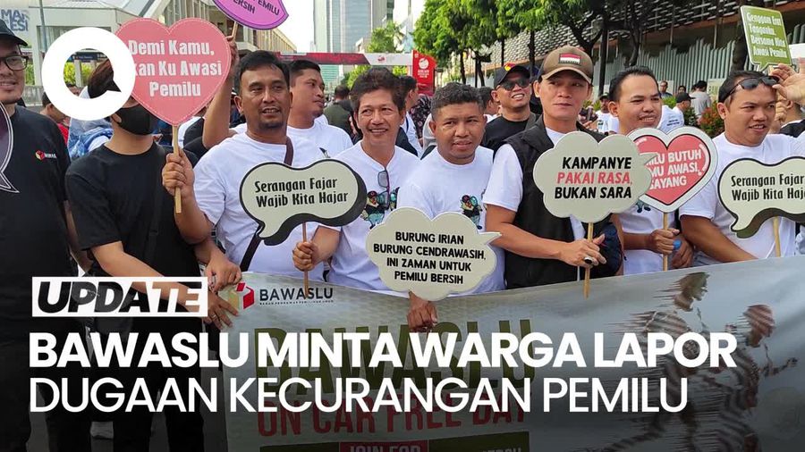 Bawaslu Hadir di CFD, Imbau Warga Laporkan Dugaan Pelanggaran Pemilu