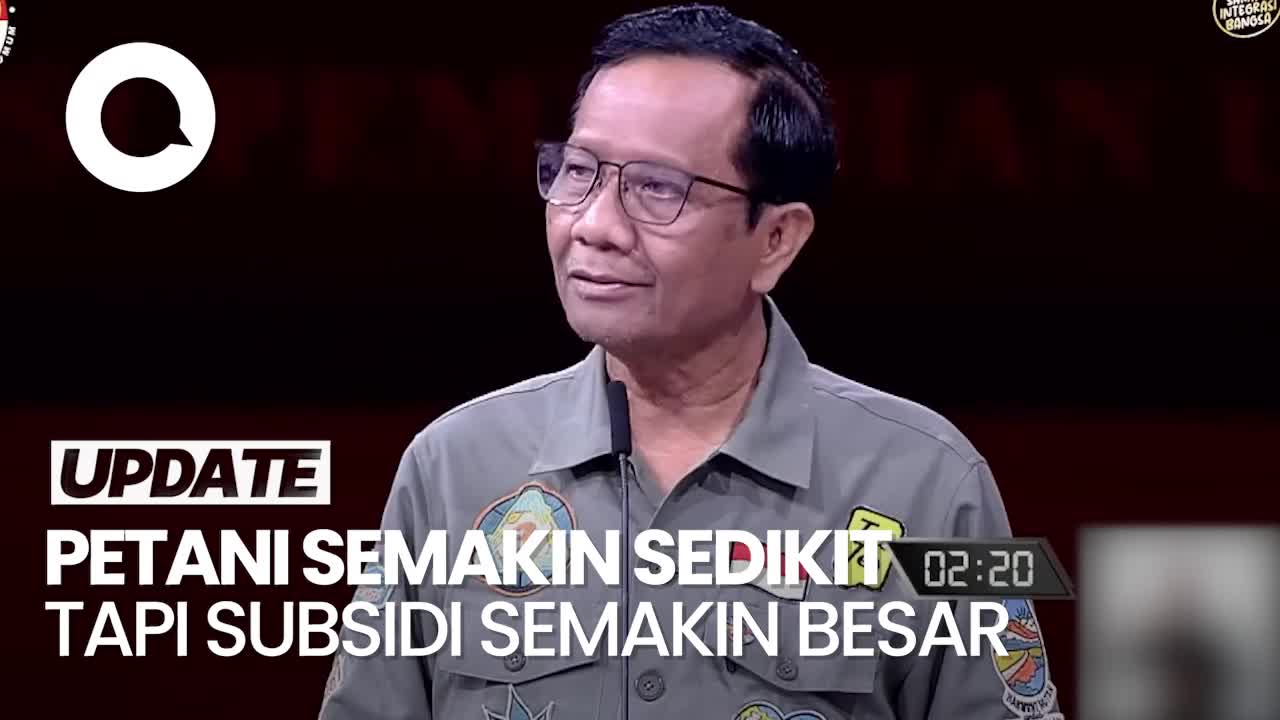 Mahfud Sebut Petani Semakin Sedikit Tapi Subsidi Pupuk Makin Besar