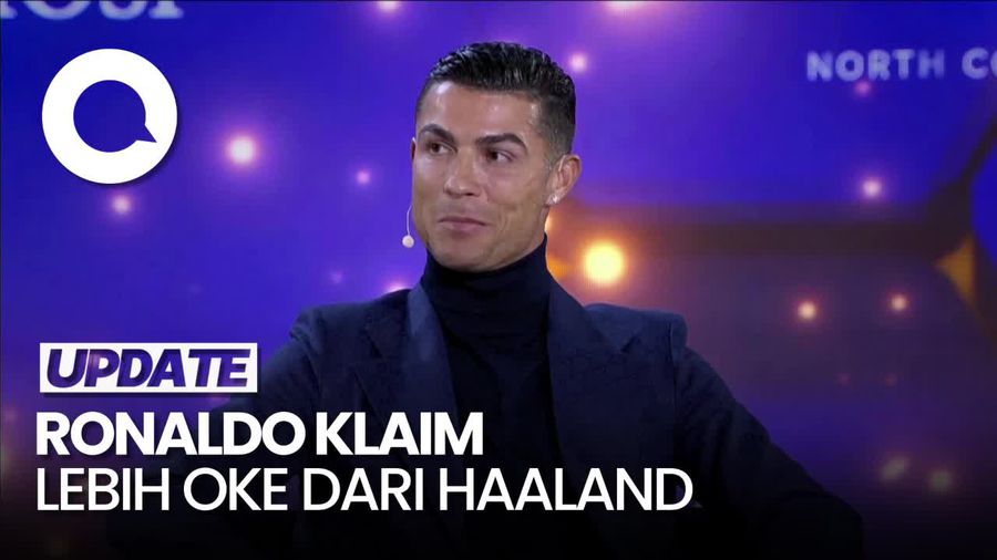 Cristiano Ronaldo: Saya Lebih Baik dari Haaland Tahun Ini