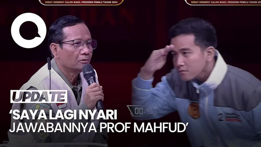 Momen Gimik Gibran Nyari Jawaban Dibalas Mahfud