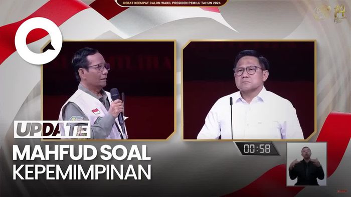 Jawaban Mahfud Saat Ditanya Cak Imin soal Kesalahan Kepemimpinan