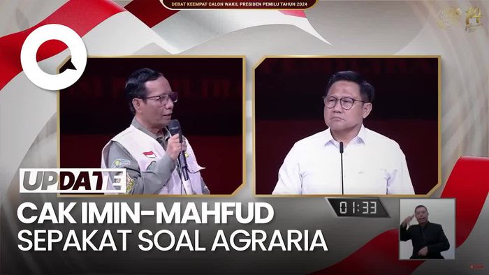 Kala Cak Imin-Mahfud Sepakat Konflik Agraria Makin Banyak