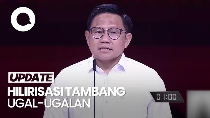 Cak Imin soal Hilirisasi Tambang: Ugal-ugalan Merusak Lingkungan-Tenaga Asing Dominasi