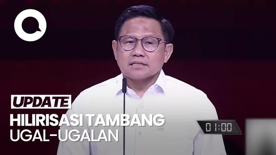 Cak Imin soal Hilirisasi Tambang: Ugal-ugalan Merusak Lingkungan-Tenaga Asing Dominasi