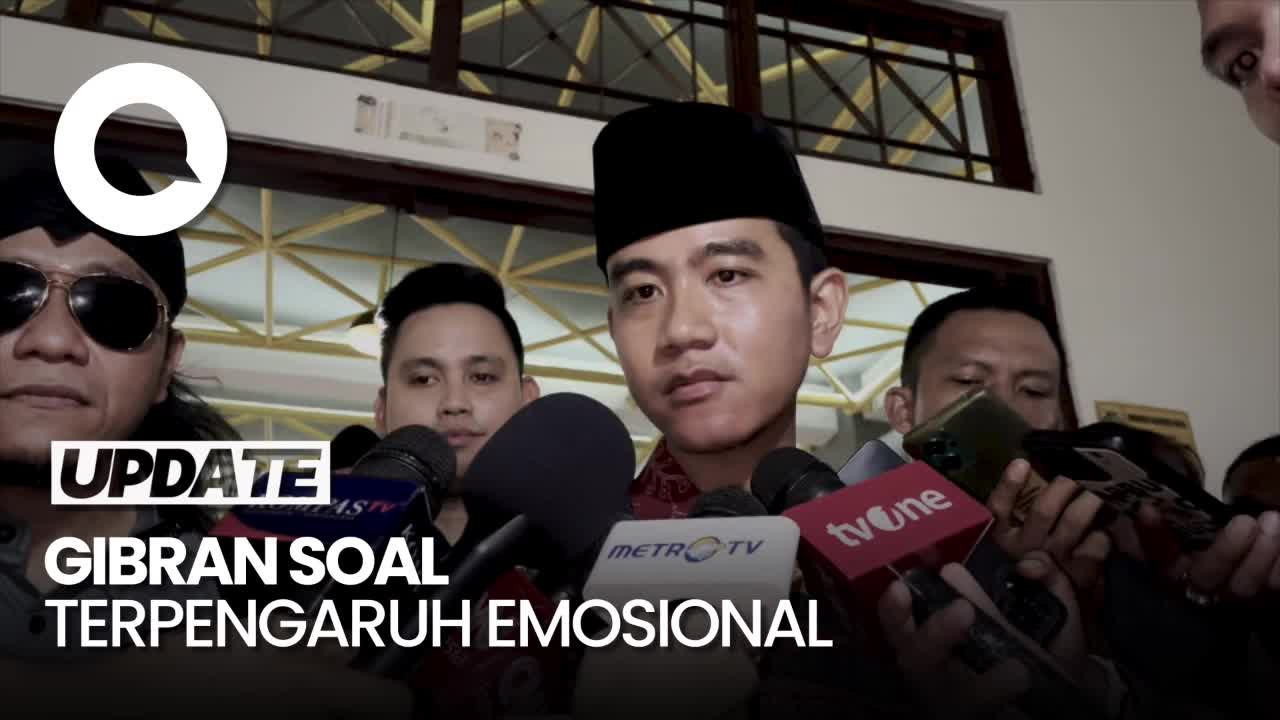 Kata Gibran Soal Disebut Hasto Mulai Terpengaruh Emosional Prabowo