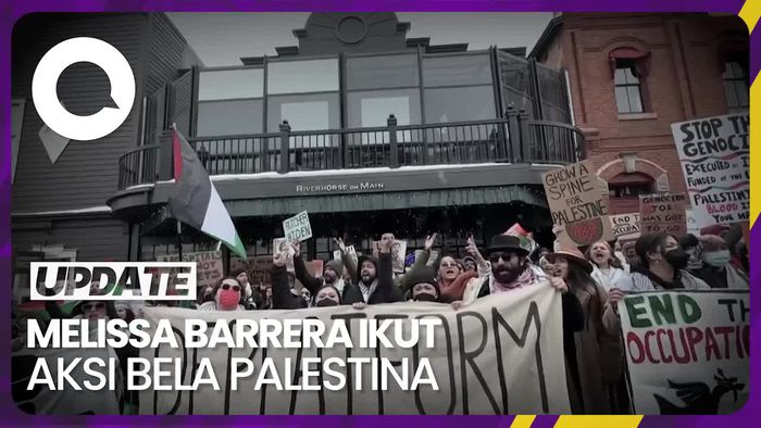 Melissa Barrera Ikut Aksi Bela Palestina, Serukan Kebebasan