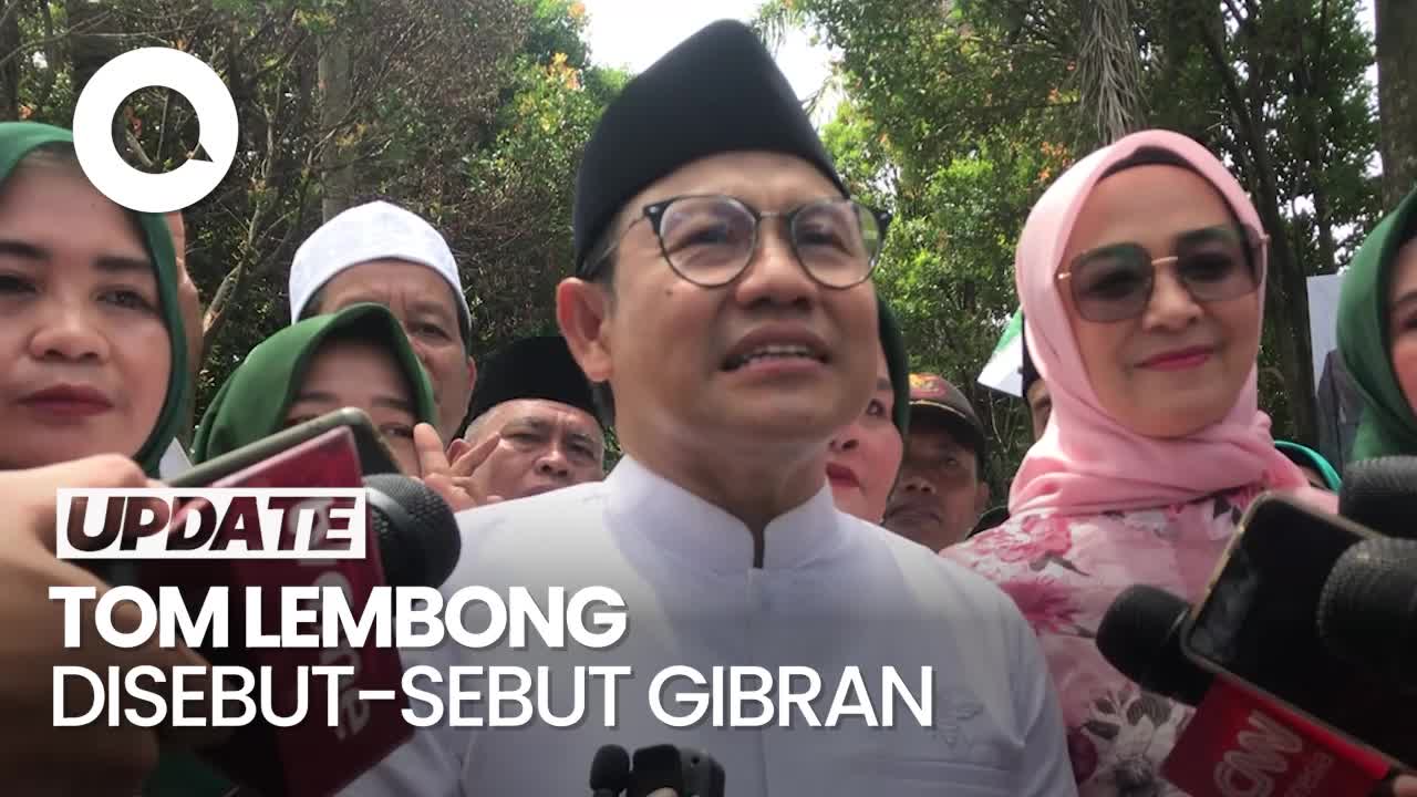 Cerita Cak Imin Telepon Tom Lembong Seusai Debat Cawapres