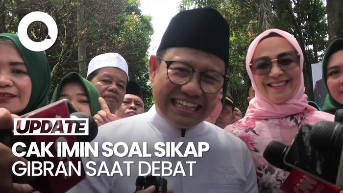 Cak Imin Komentari Gimik Gibran di Debat: Tak Ada Artinya