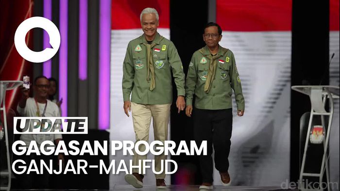 Relawan Sosialisasikan Sejumlah Program Ganjar-Mahfud ke Warga Cibinong