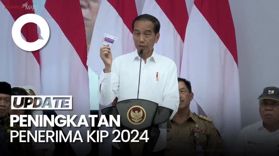 Jokowi Ungkap Penerima KIP Meningkat Menjadi 18,6 Juta Pada 2024