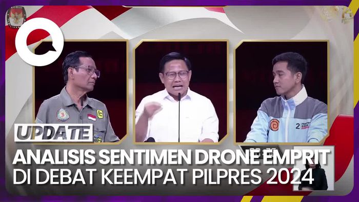 Analisis Drone Emprit: Gibran Dapat Pandangan Sentimen Mayoritas Negatif