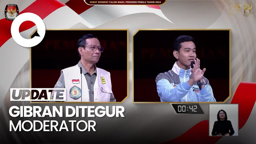 Kala Gibran Ditegur Moderator soal Istilah Greenflation