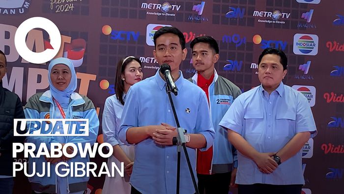 Prabowo Bangga dengan Penampilan Gibran di Debat: Tunjukan Kapasitas