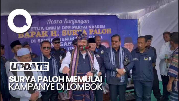Kampanye di Lombok, Surya Paloh Sambangi Penenun Desa Pringgasela