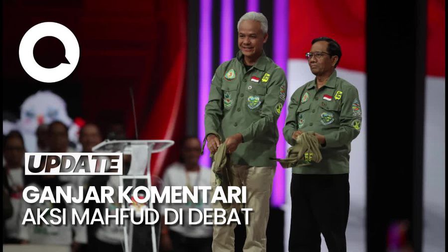 Ganjar Bahas Aksi Mahfud di Debat Cawapres: Peluru Tak Terkendali