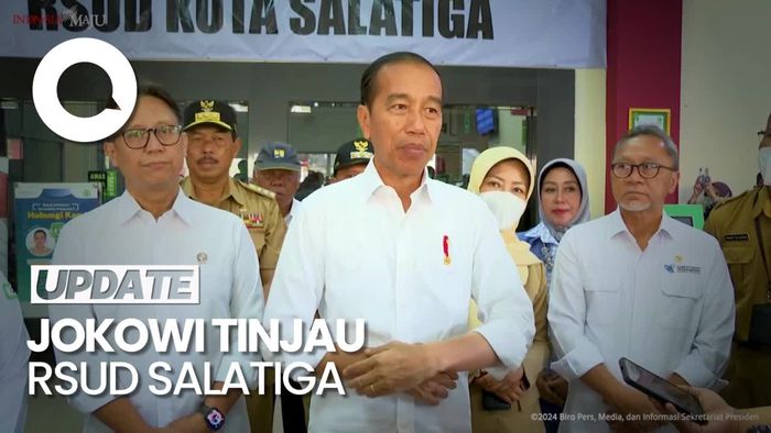 Tinjau RSUD Salatiga, Jokowi Minta Antrean Pelayanan Diperbaiki Lagi