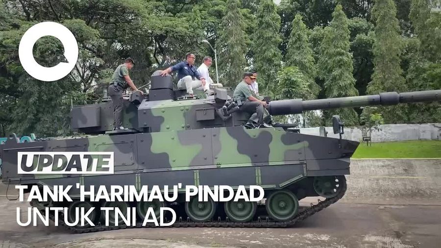 Tampang 10 Tank Harimau Pindad yang Akan Diserahkan ke Prabowo