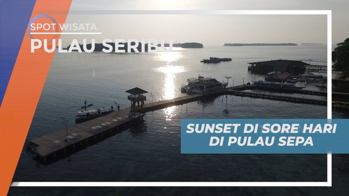 Menikmati Semilir Angin Pantai Sambil Memandang Lukisan Senja Pulau sepa, Pulau Seribu