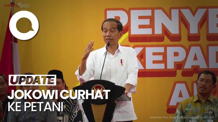 Jokowi Curhat ke Petani, Jadi Pemerintah Maju-Mundur Dimarahi