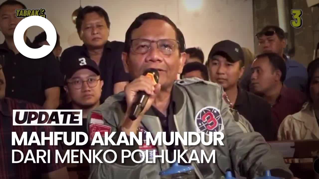 Mahfud Tunggu Momentum Untuk Mundur Dari Menko Polhukam