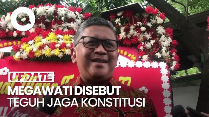 Hasto Ungkap Megawati Terima Banyak Apresiasi karena Teguh Jaga Konstitusi