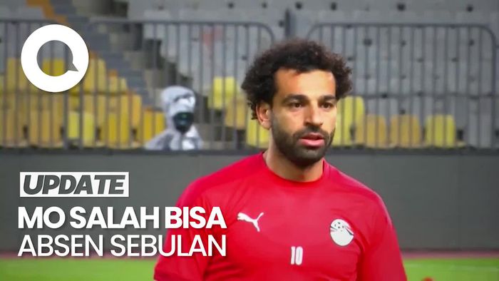 Mo Salah Bisa Absen Sebulan, Berpeluang Main Jika Mesir ke Final