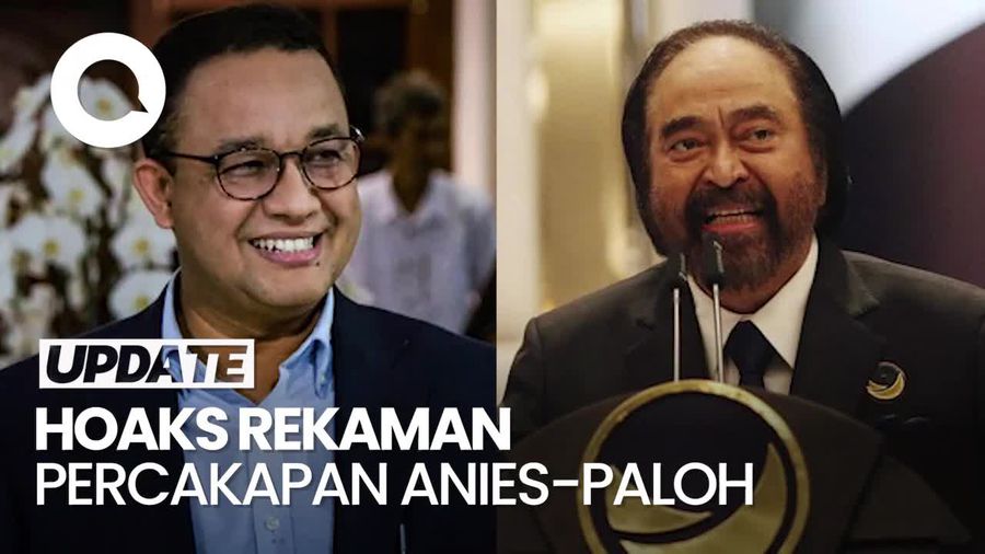 Viral Hoaks Percakapan Anies dan Surya Paloh, Ini Isinya