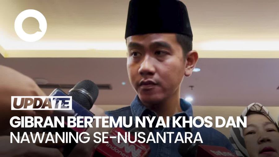 Bertemu Nawaning Se-Nusantara, Gibran Terima Aspirasi untuk Pesantren