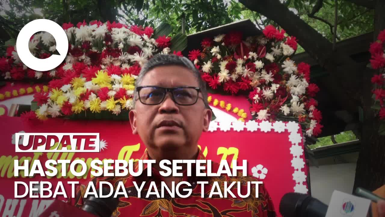 Hasto Singgung 'Omon-Omon', Sebut Setelah Debat Ada Pihak Yang Takut