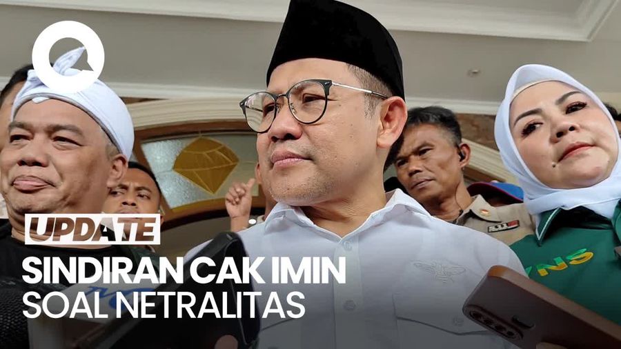 Cak Imin Bahas Wasit Jadi Pemain, Singgung Netralitas Presiden?